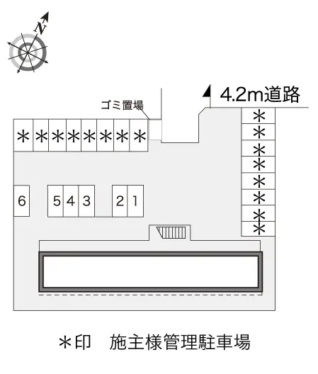 川越市鯨井新田 月極駐車場